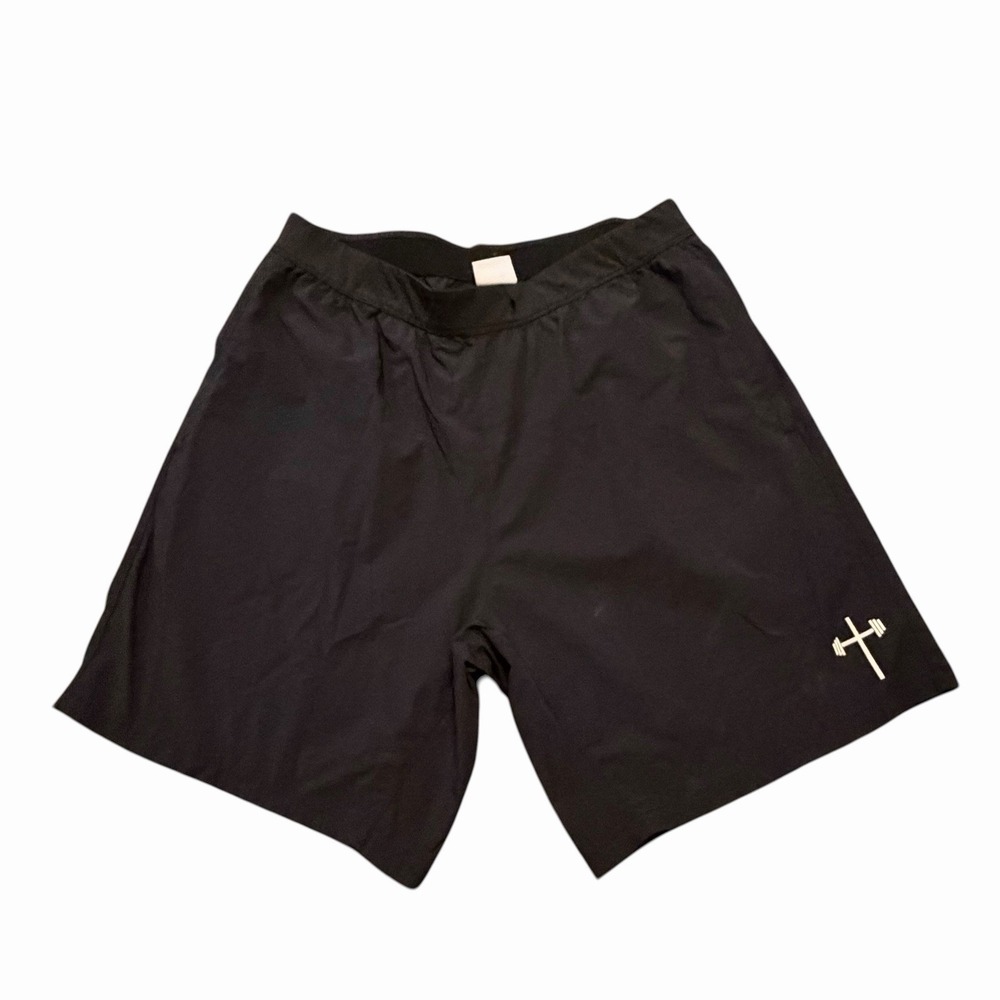 Holstrength Men's Athletic Shorts Gray Size L Running Stretch Gym Pockets